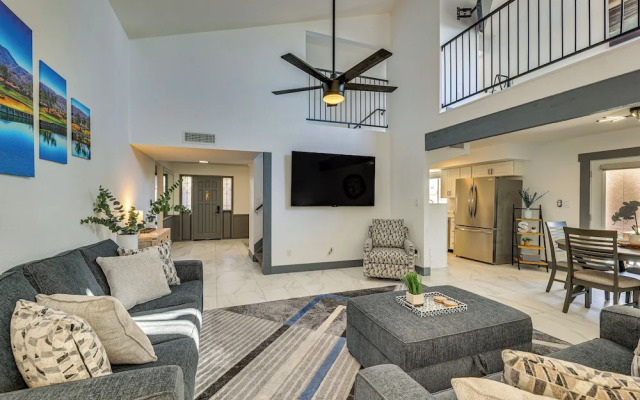 Sun Lakes Home: Fire Pit, Patio, Grill!