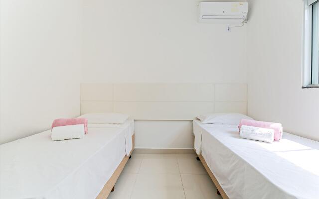 Aconchegante apto com churrasq nos Ingleses ROB203