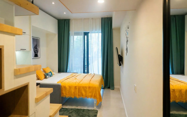 Apartments in the Rossiyanka apart-hotel on Pionersky Avenue 20