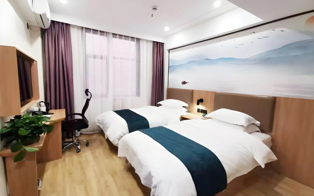 Greentree Inn Shandong Dezhou City Lingcheng District Fuxing Street Bus Station Express Hotel – Guest Rooms – Dezhou
