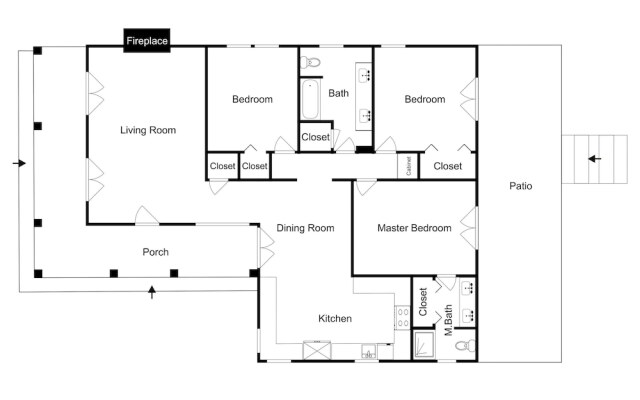 434 Vine Street House 3 Bedrooms 2 Bathrooms Home