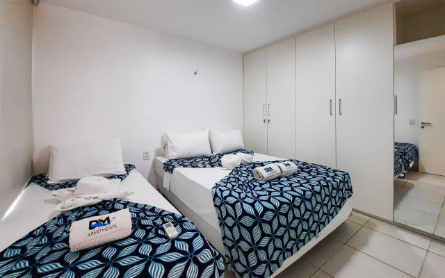 VG Sun Cumbuco 2 Suítes 6 Pessoas Maq Lavar WiFi by DM Apartments