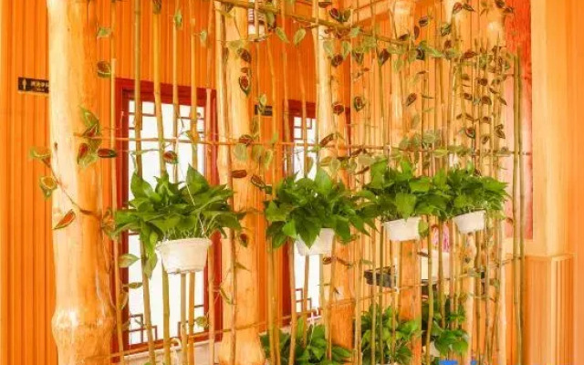 Longji terraced fields and a villa