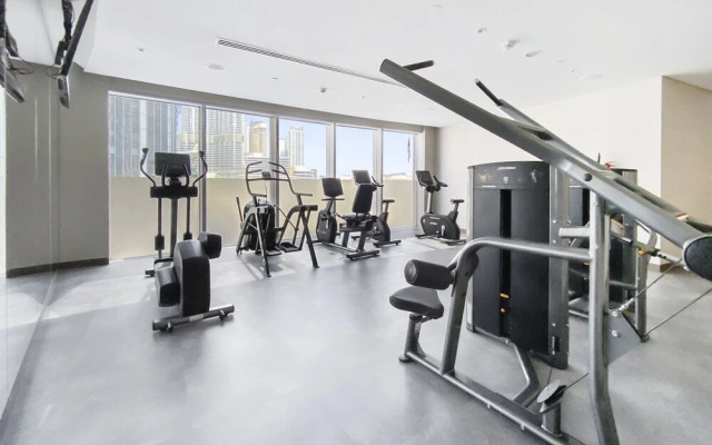 WelHome - Luxury Apartment Facing Burj Khalifa With Terrace