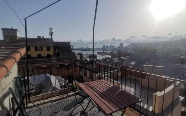 The house on the roof in Genoa