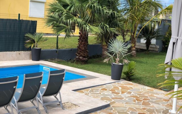Apartment with One Bedroom in Gourbeyre, with Wonderful Mountain View, Private Pool, Furnished Terrace - 8 Km From the Beach