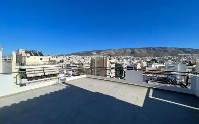 Panoramic Cityscape Maisonette in Agios Dimitrios