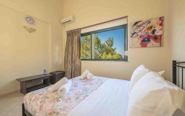 Saronis seaview 2bdr residence 500m from the beach