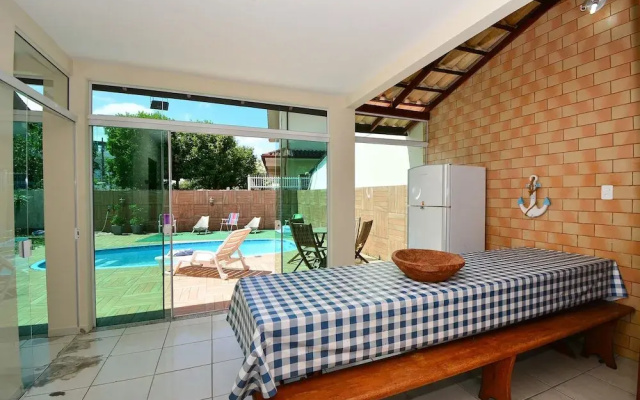 Casa com piscina a 250m da Praia PLH006