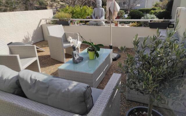 2 pièces avec grande terrasse