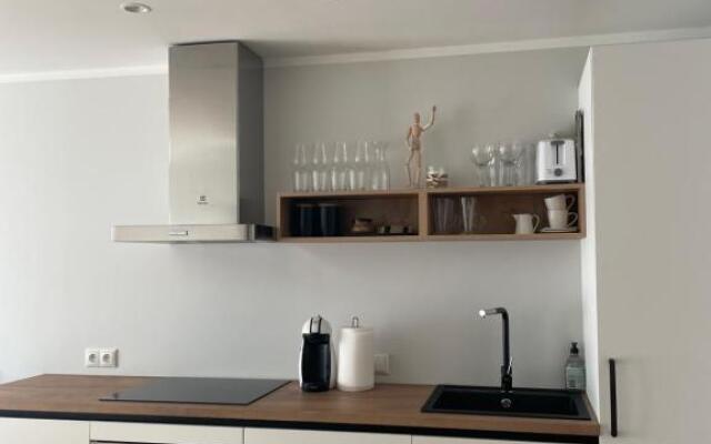 Divas Laivas apartments with a terrace
