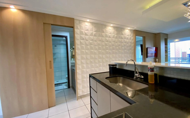 APARTAMENTO 17º Andar Beira Mar com 2 QUARTOS