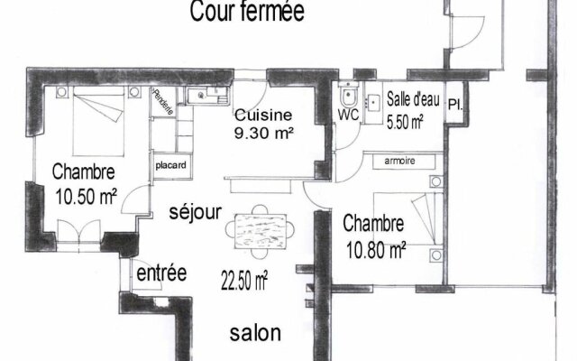 Gîte La Bernerie-en-Retz, 3 pièces, 4 personnes - FR-1-306-833