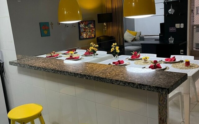 Apartamento Vista mar atrás da passarela