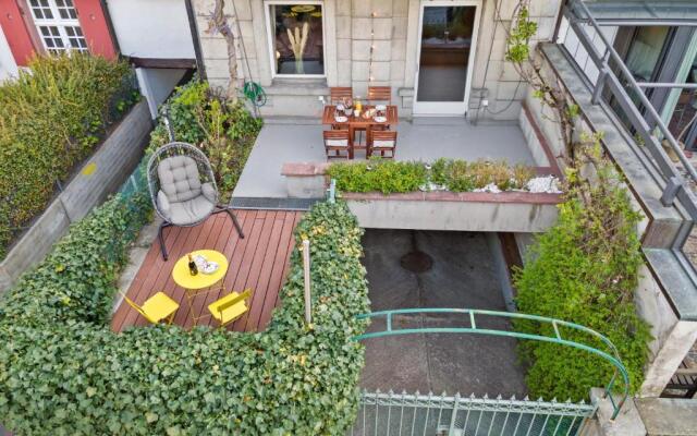 Stadtwohnung am Wasser I Terrasse mit Rheinblick I NETFLIX I APPLE TV