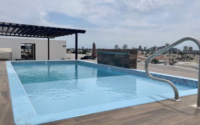 Departamento con alberca en El Encanto