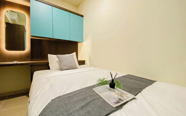 Comfy And Nice Cyan 2Br At Apartemen Meikarta District 1 – Guest Rooms – Cibatu