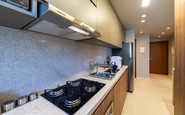 Lindo apto com churrasqueira em Gramado RMN305