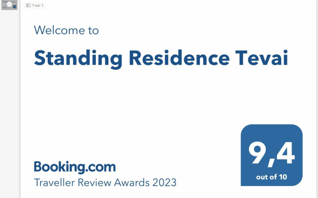 Standing Residence Tevai