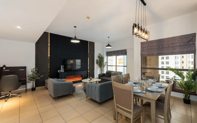 Cozy 3BR Space at JBR Beach Nearby