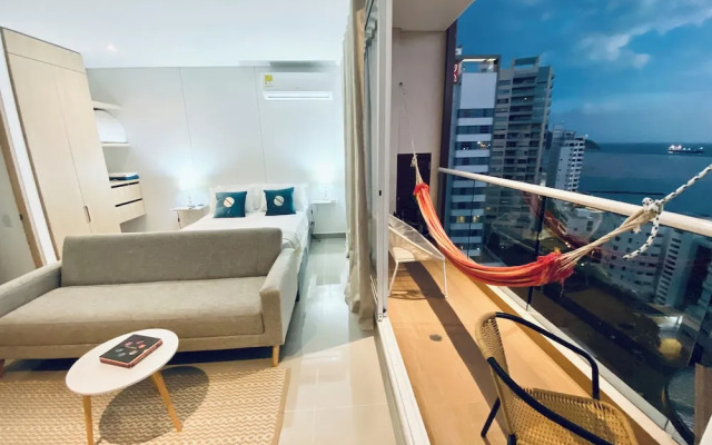 Blue loft ocean view