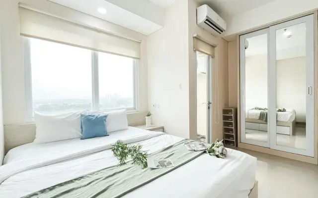 Soft Neutral Studio At B Residence Apartment