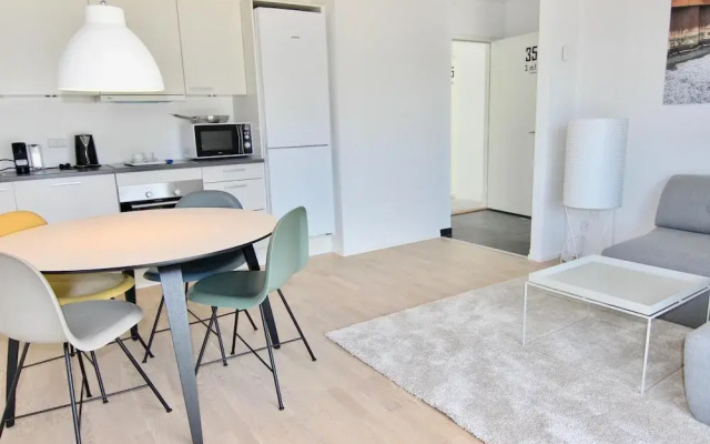Great 1-bed w Balcony by Odense Harbour