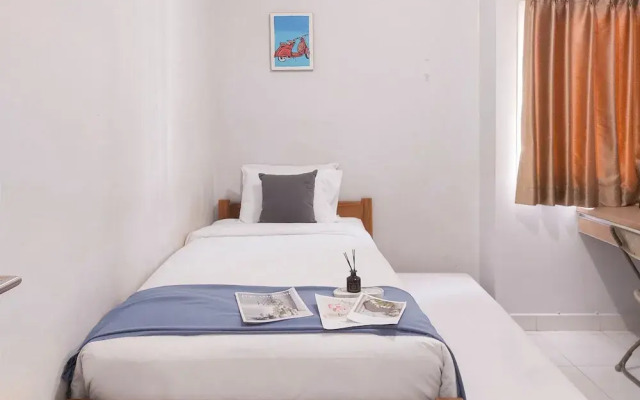 Cozy Living 2Br Apartment Without Living Room At Aeropolis Residence