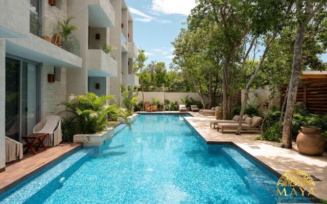 NHOA 302B Lux 1BR Condo Top Jungle View Aldea Zama