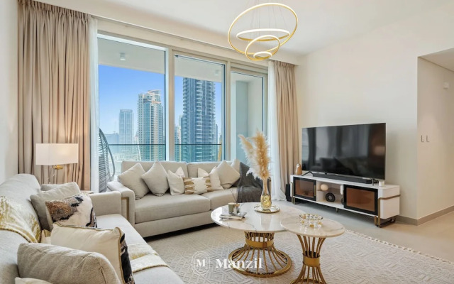 Manzil - 3BR in Downtown with Burj View