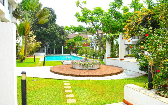 Villa Samaara1 on Candolim Main Road pool facing