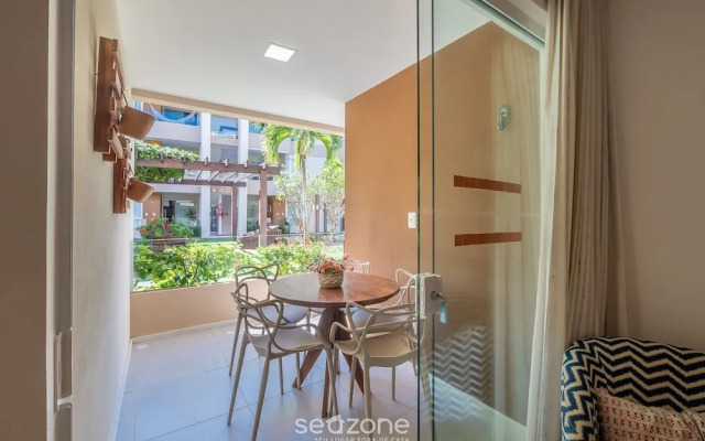 Porto Smeralda Guarajuba Apt w/ Balcony - Psmc003