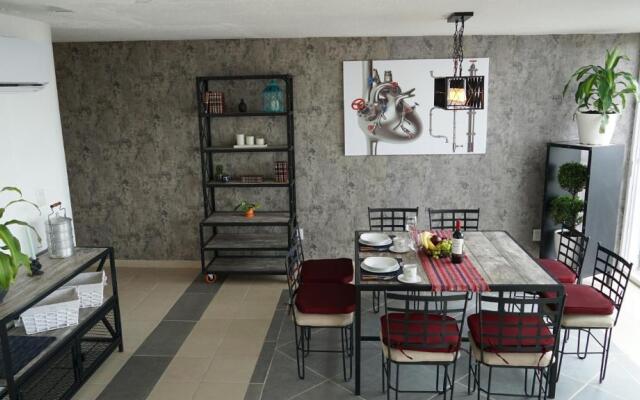 apartamento completo 6 huéspedes incluye acceso al club burgos cuernavaca