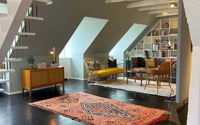 The Apartment Upstairs Canal Penthouse in Copenhagen