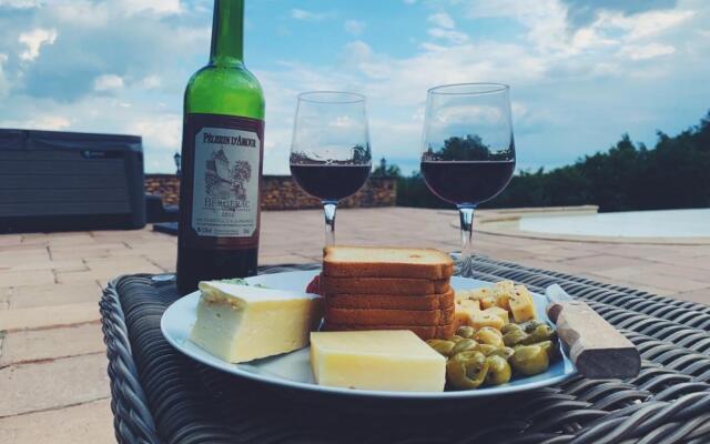 Panoramic Chateau in the Dordogne Region of France