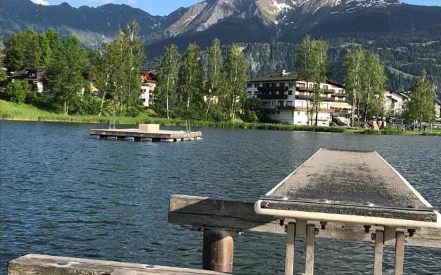 Ferienwohnung Laax mit Traumblick, großem Balkon und Terrasse