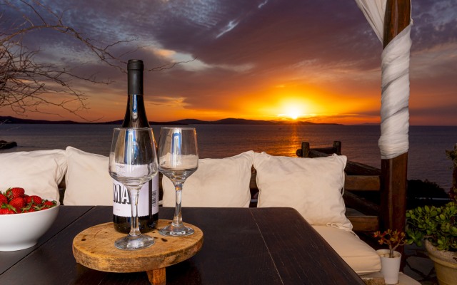 Villa Delos Sunset View Mykonos - walking from the beach
