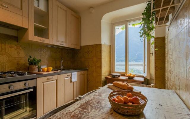 Terrace on Orrido di Nesso Waterfall