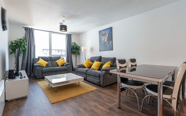 Stylish 2 Bedroom Apartment Birmingham