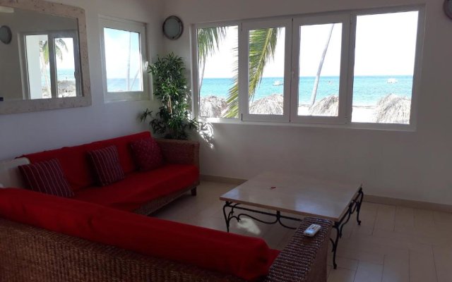 BEACH FRONT VILLA with PANORAMIC OCEAN VIEW - playa LOS CORALES