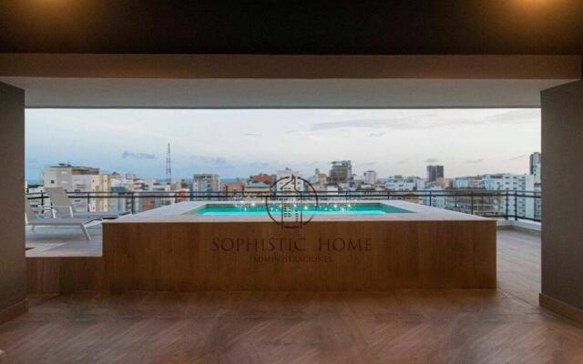 1BR in District Apt @Downtown W/ Pool+Gym+Terrace