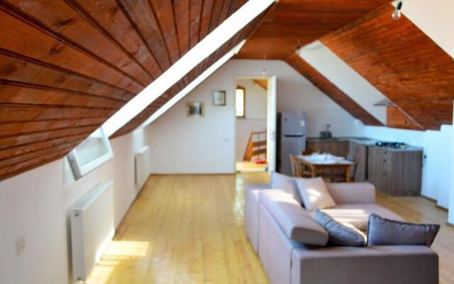 Studio in center with open terrace