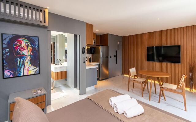 Studio no Oeste em frente a Praça do Sol - SSQ1107