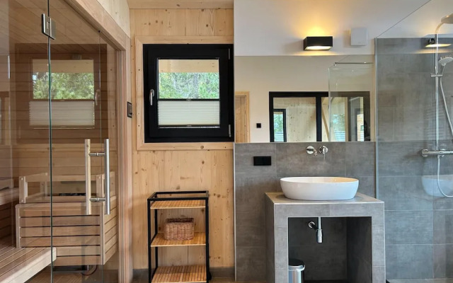 Pleasant Chalet With Sauna