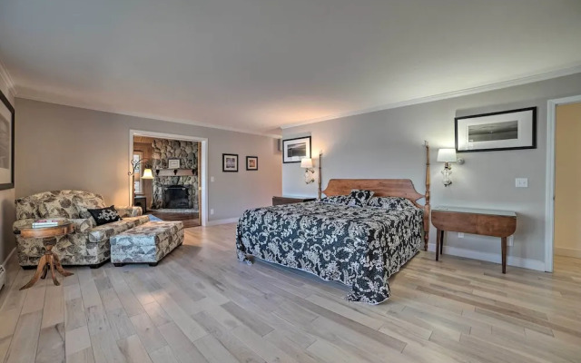 Tennis Court & 500' of Waterfront: Suttons Bay Gem