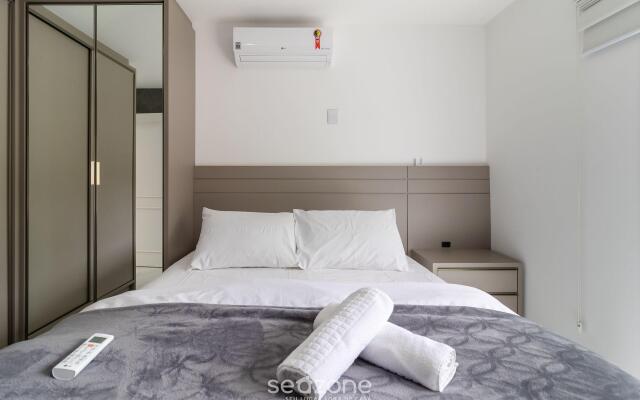 Apt a 2 min a pé da Praia de Jurerê - JSR0101