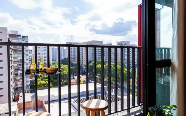 Estudio piscina e AC prox ao Ibirapuera