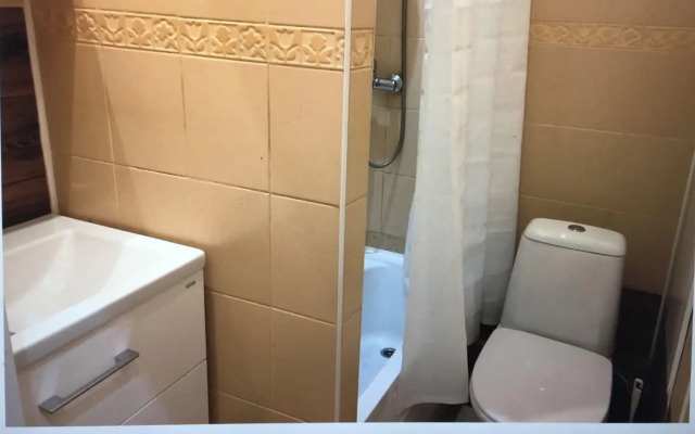 Apartment with a balcony at 1st Dubrovskaya street