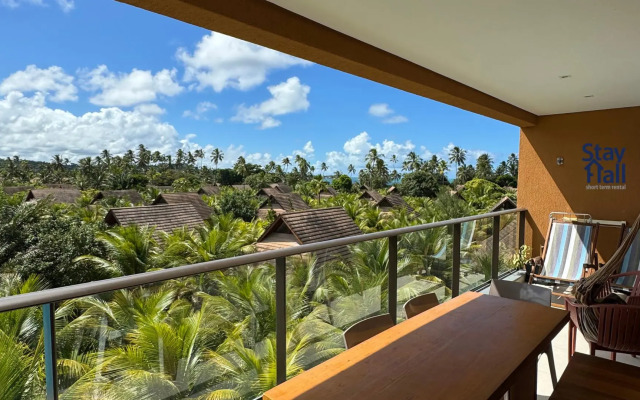 Apt 2QTS-Eco Resort-Condomínio Beira-Mar-SH036