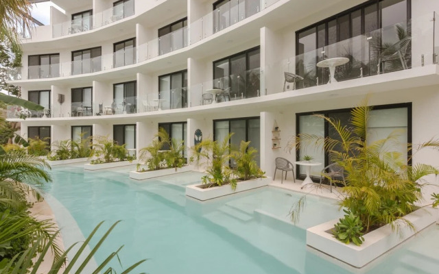 Modern Stunning Studio Swim-up Pool Fully-equipped Gym, Tulum